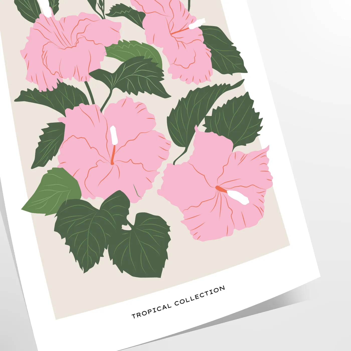 space stunning Botanical 13 poster orange gray colors exquisite print perfect wall art unique gift nature lovers standalone artwork