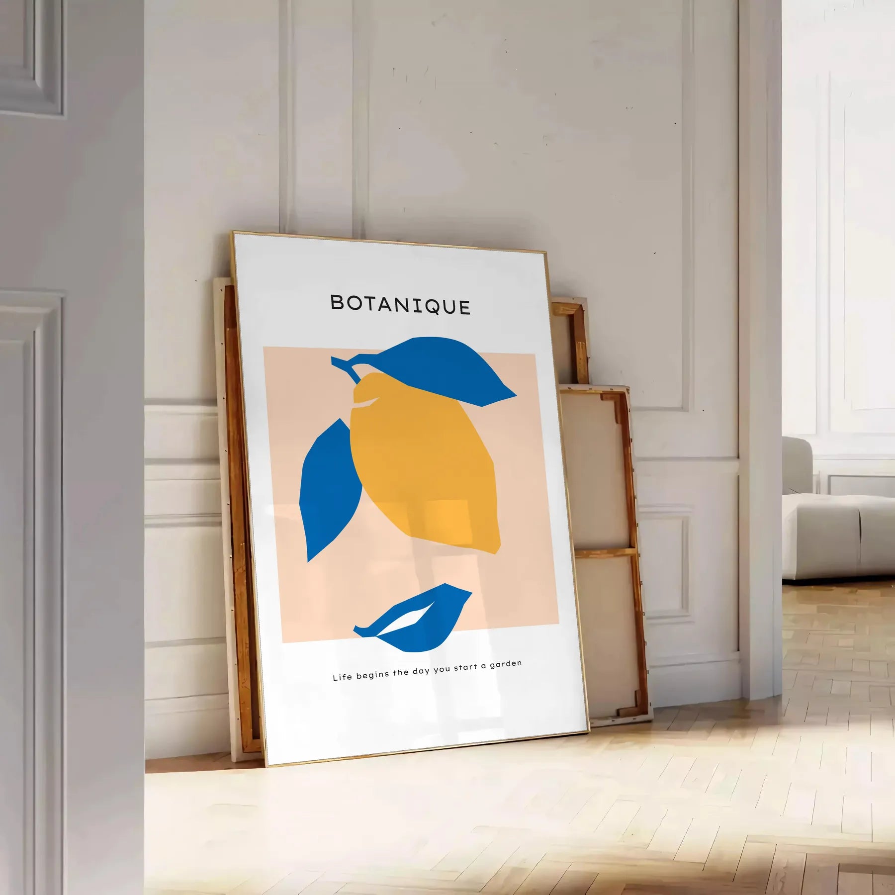 space stunning botanical prints vintage poster exquisite art elegant gray vibrant orange hues unique wall perfect thoughtful gift style options artwork