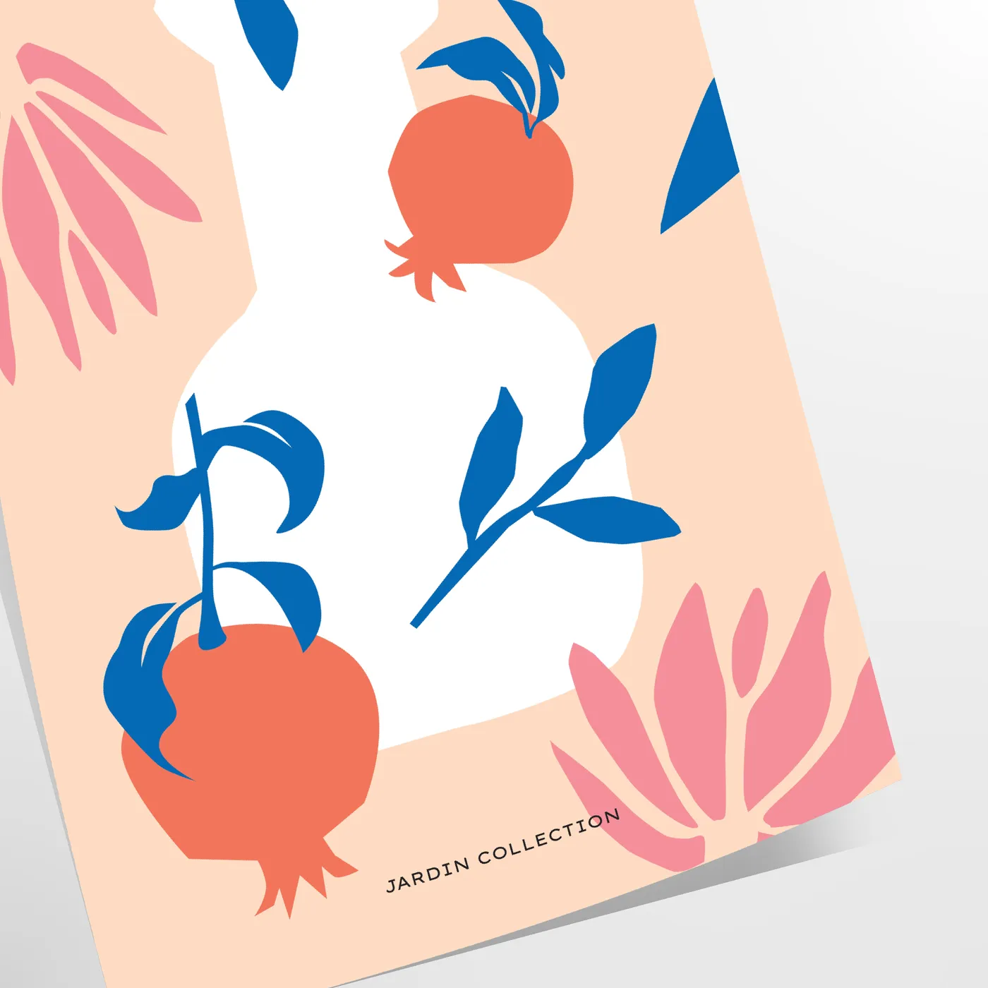 space stunning botanical poster vibrant orange blue hues artwork perfect touch nature room gift print available various sizes A4 cm A0 wall elegant botan