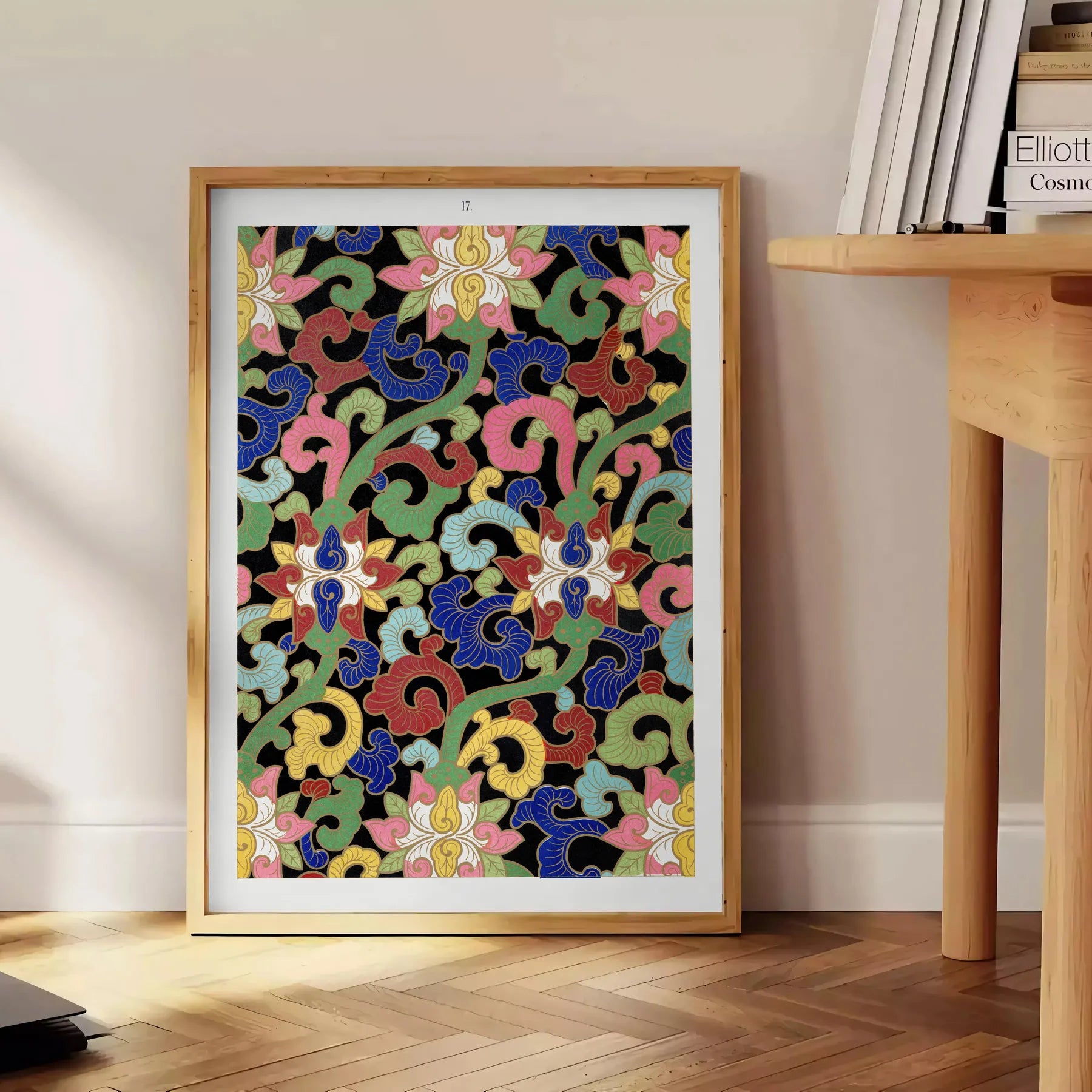 space vintage botanical prints poster stunning black green hues timeless wall art captures nature beauty perfect gift room exquisite artwork standalone print